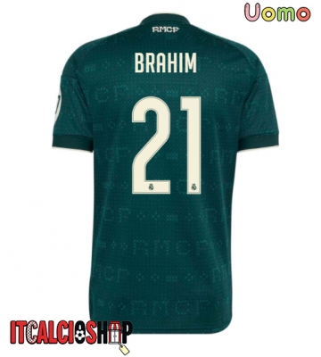 Real Madrid Brahim Diaz #21 Seconda Maglia 2026-27 Manica Corta